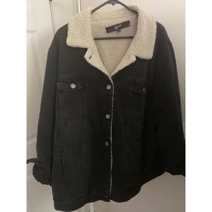 Sherpa lined jean jacket